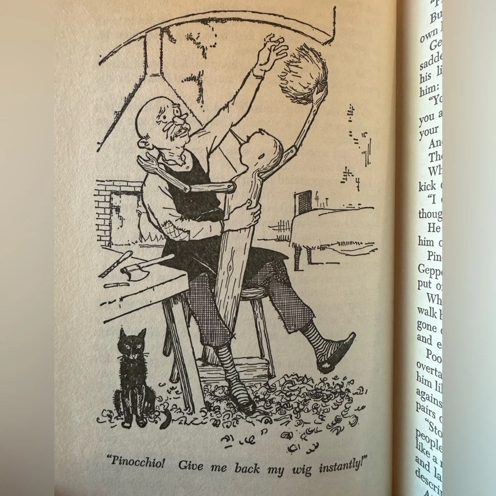 VINTAGE The Adventures of Pinocchio by C. Collodi - Companion Library Bo…